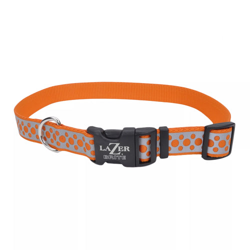 Coastal Pet Products Lazer Brite Reflective Open-Design Adjustable Collar