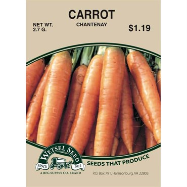 Wetsel Seed Carrots - Chantenay (2.7g Packet)