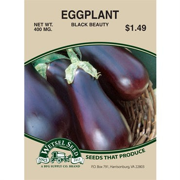 Wetsel Seed Eggplant Black Beauty