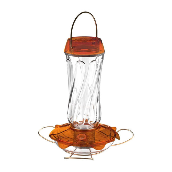 Droll Yankees® Classic Oriole Feeder with Glass Bottle and 3 Bee Guard Nectar Ports