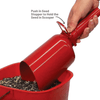 More Birds More Birds® Seed Scoop for Bird Seed with Quick-Release Seed Dispenser, 1.33 lb. capacity