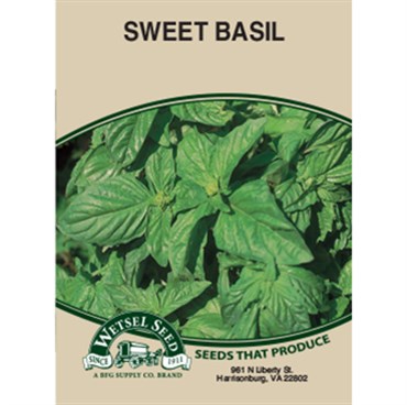 Wetsel Seed Basil - Sweet (1.35g Packet)