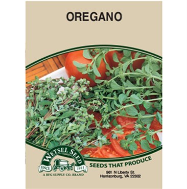 Wetsel Seed Oregano - Vulgare (175 mg Packet)