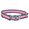 Coastal Pet Pro Reflective Adjustable Dog Collar (Fuscia with Teal, 8-12 x 3/4)