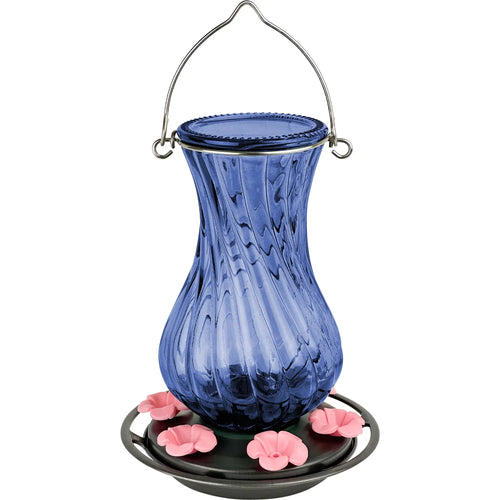 Nature's Way Bird Products Perfect Pitcher Antique Glass Gravity Hummingbird Feeder