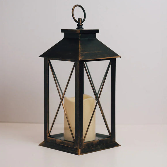 A Cheerful Giver Copper - Flameless Lantern