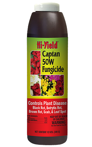 Hi-Yield CAPTAN 50W FUNGICIDE (12 oz)