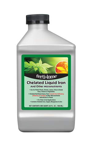 FERTI-LOME CHELATED LIQUID IRON AND OTHER MICRO NUTRIENTS (16 oz)