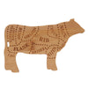 Esschert Design Cow Cutting Board Bamboo