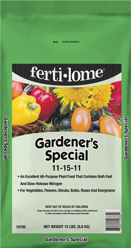 Ferti-lome GARDENER’S SPECIAL 11-15-11