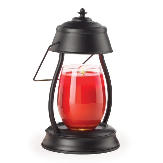 Candle Warmers Black Hurricane Lamp