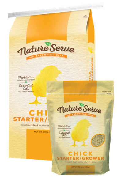 NatureServe Non-Medicated Chick Starter and Grower Feed