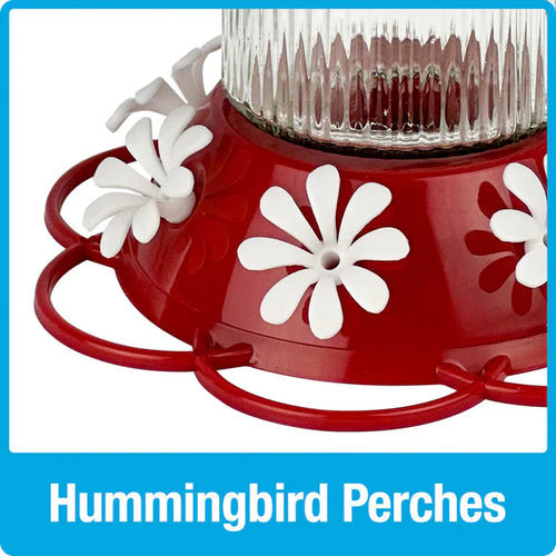 Nature's Way Bird Products Ribbed Rose Gravity Hummingbird Feeder