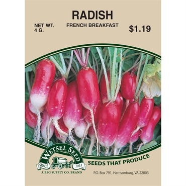 Wetsel Seed Radish - French Breakfast