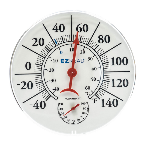 EZREAD® Dial Thermometer/Hygrometer