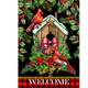 Briarwood Lane Holiday Birdhouse Garden Flag