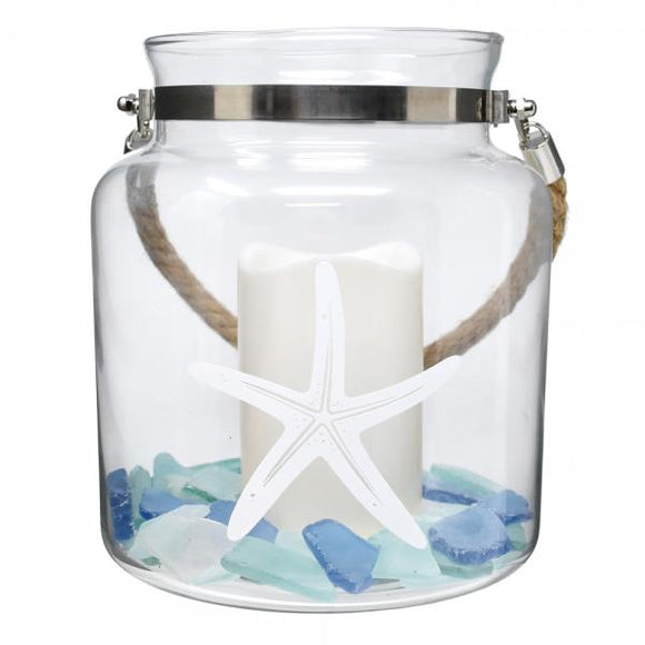 Gift Essentials Coastal Glass Canister