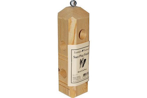 Wildlife Sciences Suet Plug Feeder - Pine