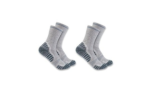 Women's Carhartt Force® Midweight Synthetic Blend Crew Sock 2 Pack