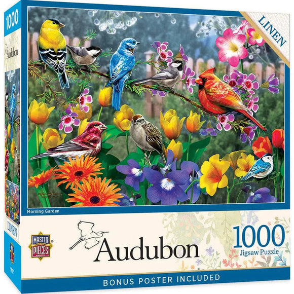 MasterPieces Audubon - Morning Garden 1000 Piece Jigsaw Puzzle