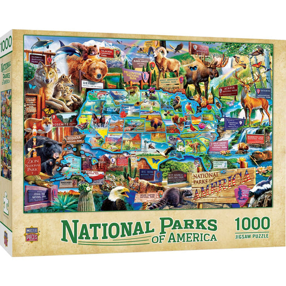 MasterPieces National Parks of America 1000 Piece Jigsaw Puzzle