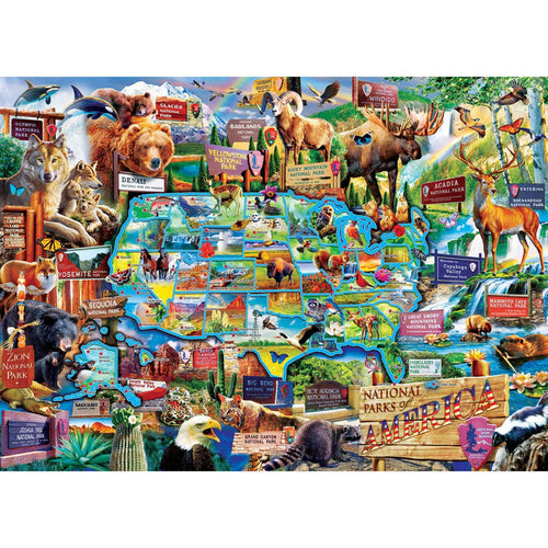 MasterPieces National Parks of America 1000 Piece Jigsaw Puzzle