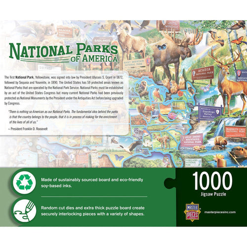 MasterPieces National Parks of America 1000 Piece Jigsaw Puzzle