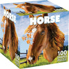 MasterPieces Horse 100 Piece Shaped Jigsaw Puzzle