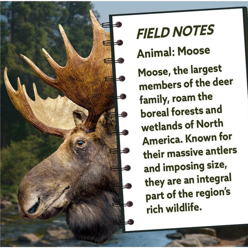 MasterPieces Moose 100 Piece Shaped Jigsaw Puzzle