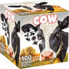 MasterPieces Cow 100 Piece Shaped Jigsaw Puzzle