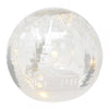 Gift Essentials Snowy Church Crackle Glass Globe