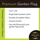 Briarwood Lane Tea Stained American Garden Flag