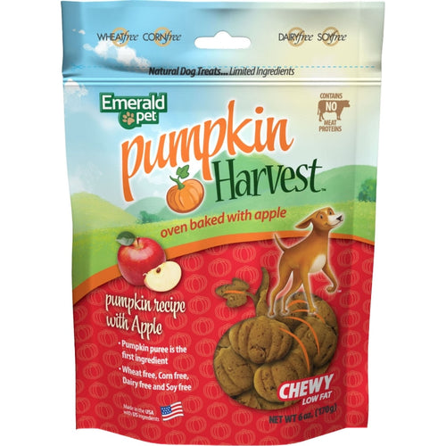 Emerald Pet Pumpkin Harvest Chewy Dog Treats (Pumpkin/Sweet Potato)