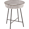 ROUND PLANTER (XLARGE, GALVANIZED)