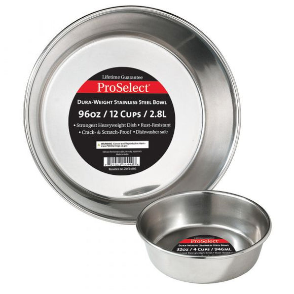 PetEdge ProSelect Dura Weight SS Dish 1Pt (1-Count)